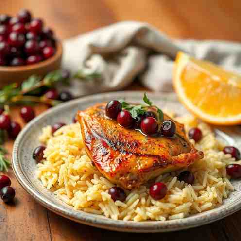 Saffron Basmati Rice & Chicken - Make Zereshk Polo